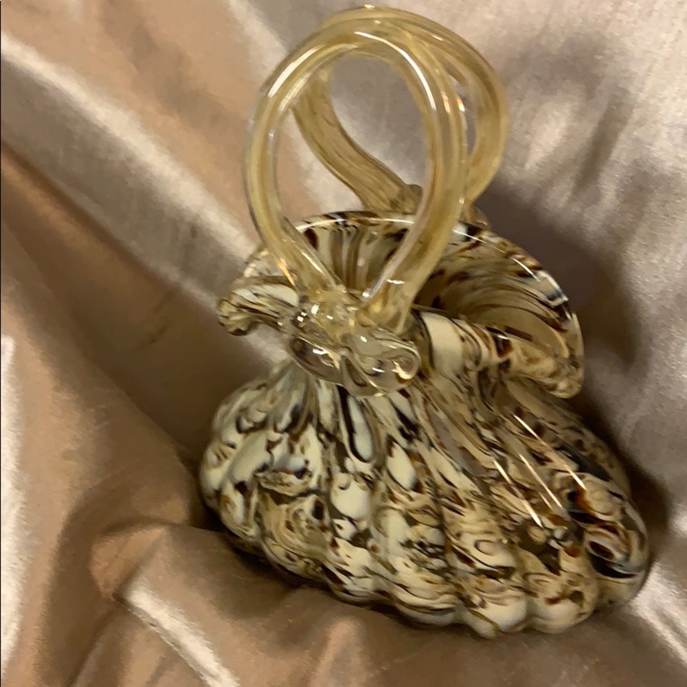 Small glass purse